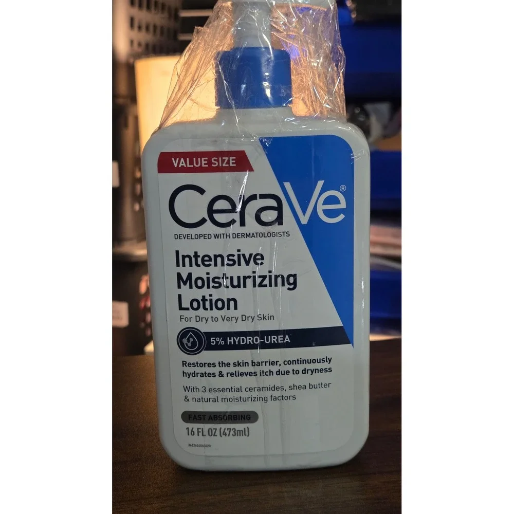 CeraVe Intensive Moisturizing Lotion 5% Hydro-Urea 16oz Value Size Dry Skin